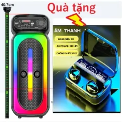 Loa karaoke Bluetooth không dây ZQS-TOR 3M, tặng tai nghe Bluetooth M10 Pro 753073