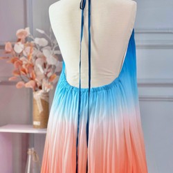 Đầm maxi loang , chất lụa chiffon 138849