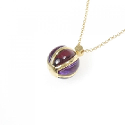 K18YG Mặt dây chuyền đá màu - Hàng hiệu Authentic 846439