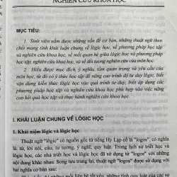 GIÁO TRÌNH LOGIC HỌC VÀ PHƯƠNG PHÁP HỌC TẬP,NGHIÊN CỨU KHOA HỌC 702197