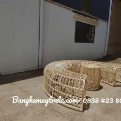 Băng ghế uốn mây tự nhiên 711691