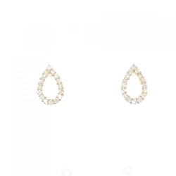 K18YG Bông tai Kim cương 0.20CT - Hàng hiệu Chính hãng