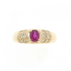 Nhẫn Ruby K18YG - Hàng hiệu Chính hãng 851030