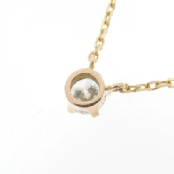 K18YG Solitaire Dây chuyền kim cương 0.39CT - Hàng hiệu Chính hãng 862445