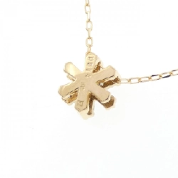 K18YG Tuyết Flake Kim Cương Dây Chuyền 0.14CT - Hàng hiệu Chính hãng 858988