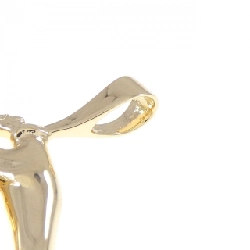 K18YG(枠) Đồng xu mặt dây chuyền - Hàng hiệu Authentic 867139