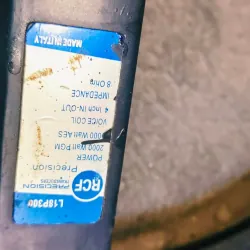 Cặp loa sub hầm vỏ ván é chắc chắn,  đẹp, loa RCF, đang hoạt động tốt  762337