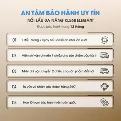 Nồi lẩu đa năng KALITE KL568 Elegant, dung tích 6L, công suất 2000W 934025