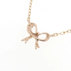 K10PG Ruy băng Dây chuyền kim cương - Hàng hiệu Chính hãng 855983