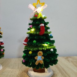 Thông noel bằng kẽm nhung 25220