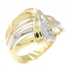 Nhẫn kim cương K18PG/PT900 0.05CT