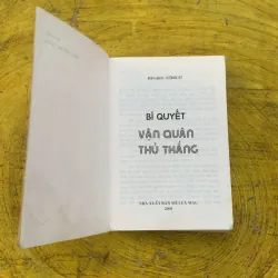  BÍ QUYẾT VẬN QUÂN THỦ THẮNG- CÔNG SĨ 791138