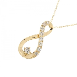 Dây chuyền kim cương K18YG 0.10CT - Hàng hiệu Chính hãng 856990