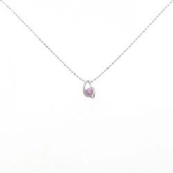 Dây chuyền Sapphire K18WG 0.16CT - Hàng hiệu Chính hãng