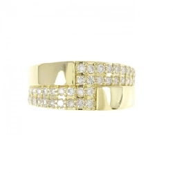 Nhẫn kim cương K18YG 0.50CT 671262