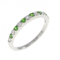 Nhẫn Đá Garnet Demantoid PT900 0.14CT - Hàng hiệu Chính hãng