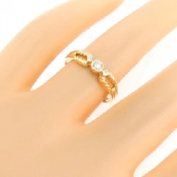 Nhẫn kim cương K18YG 0.09CT - Hàng hiệu Authentic 853867