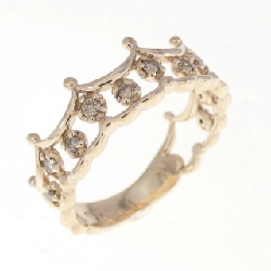 Nhẫn kim cương K10PG 0.13CT