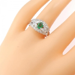 Nhẫn Emerald PT900 0.47CT - Hàng hiệu Chính hãng 851382