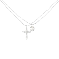 Dây chuyền kim cương 750WG - 0.37CT - Hàng hiệu Chính hãng