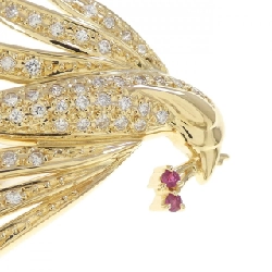 K18YG Ruby Brooch - Hàng hiệu Authentic 869602