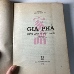 Gia phả khảo và luận 1992| Dã Lan Nguyễn Đức Dụ 496963