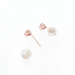 K18PG Bông tai hình trái tim Sapphire 0.40CT - Hàng hiệu Chính hãng 877257