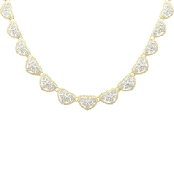 Necklace 750YG/PT900 - Hàng hiệu Authentic