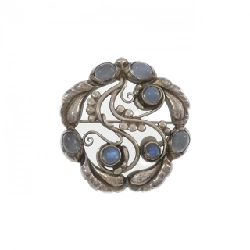Brooch Hoa Nở Ánh Trăng George Jensen