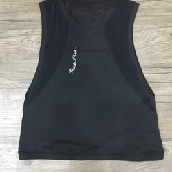 Áo tank yếm nữ tập Yoga, Zumba, Gym (Size L) - Màu đen 333980