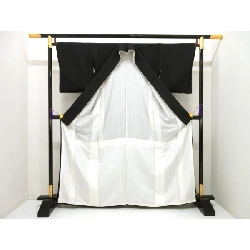 Đầm đen truyền thống với họa tiết vàng - Hàng hiệu Authentic 883196