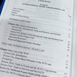 Textbook international trade and business law 366287