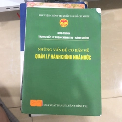 giáo trình trung cấp lý luận chính trị-hành chính,những vấn đề cơ bản về quản lý hànhchinh