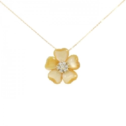 K18YG Hoa Mẹ Ngọc Trai Dây Chuyền - Hàng hiệu Chính hãng