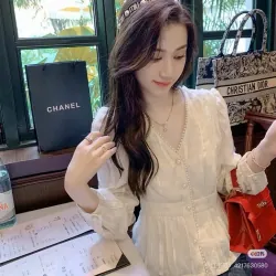 Áo tiểu thư siêu sang chảnh mới mặc 2 lần