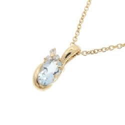 K18YG Aquamarine Necklace - Hàng hiệu Authentic 857753