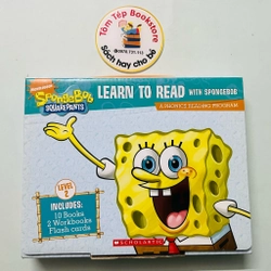 Boxset  sách cho bé tập đọc  Learn to Read with Spongebob