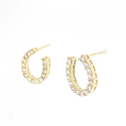 K18YG Nhẫn ngựa kim cương Bông tai 0.40CT - Hàng hiệu Chính hãng 875025