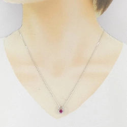 Dây chuyền ruby K18WG 0.50CT - Hàng hiệu Chính hãng 858915