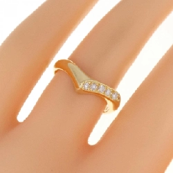 Nhẫn kim cương K18YG 0.10CT 673610