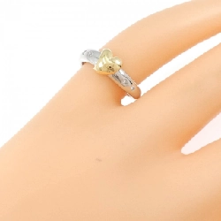 Nhẫn kim cương hình trái tim PT900/K18YG 0.05CT - Hàng hiệu Authentic 853703