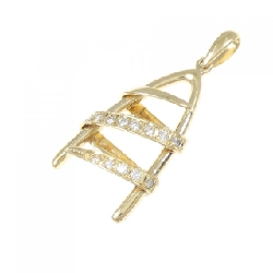 K18YG Dây chuyền kim cương 0.12CT - Hàng hiệu Chính hãng