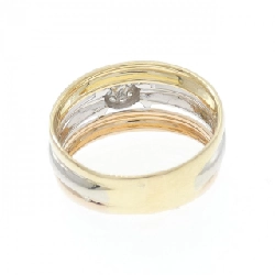 Nhẫn kim cương ba màu 750 0.14CT - Hàng hiệu Authentic 848835