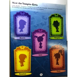 Super Sticker Book VAMPIRE Girls mới 85% bẩn nhẹ PHIDAL HPB3107 NGOẠI VĂN 450780