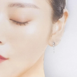 K18WG Bông tai kim cương 0.2CT - Hàng hiệu Chính hãng 863082