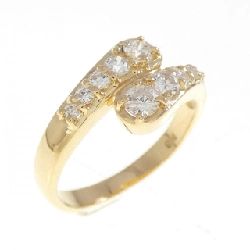 Nhẫn kim cương K18YG 0.522CT