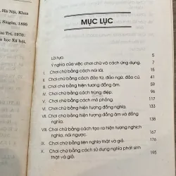 THÚ CHƠI CHỮ (XB 1995) 753200