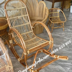 Ghế bập bênh mây tự nhiên nhỏ gọn giá rẻ 533935