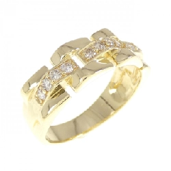 Nhẫn kim cương K18YG 0.25CT