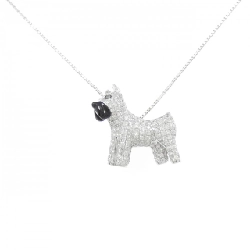 Dây chuyền Onyx 18KWG/K18WG - Hàng hiệu Authentic 0.3CT